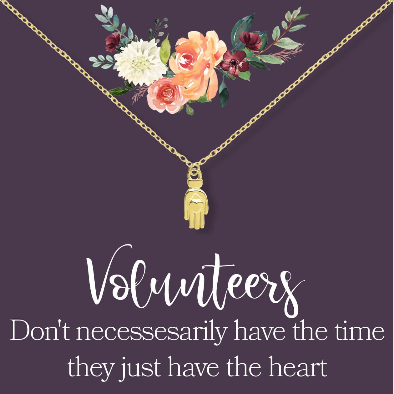 Volunteer Appreciation Necklace