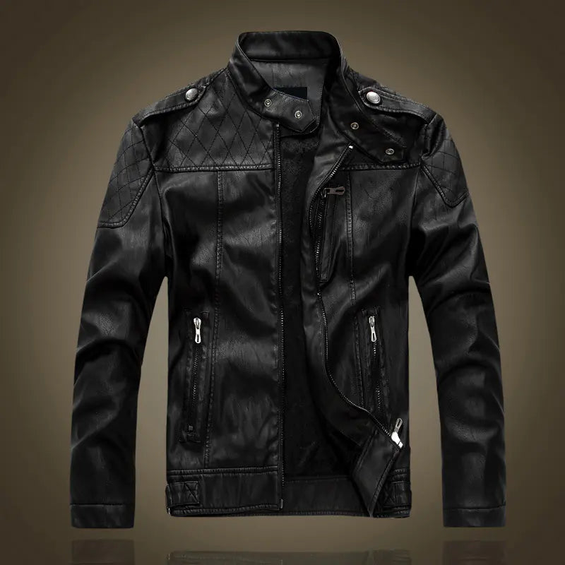 Style Loft Collection Hildebrand Retro Vegan Leather Jacket