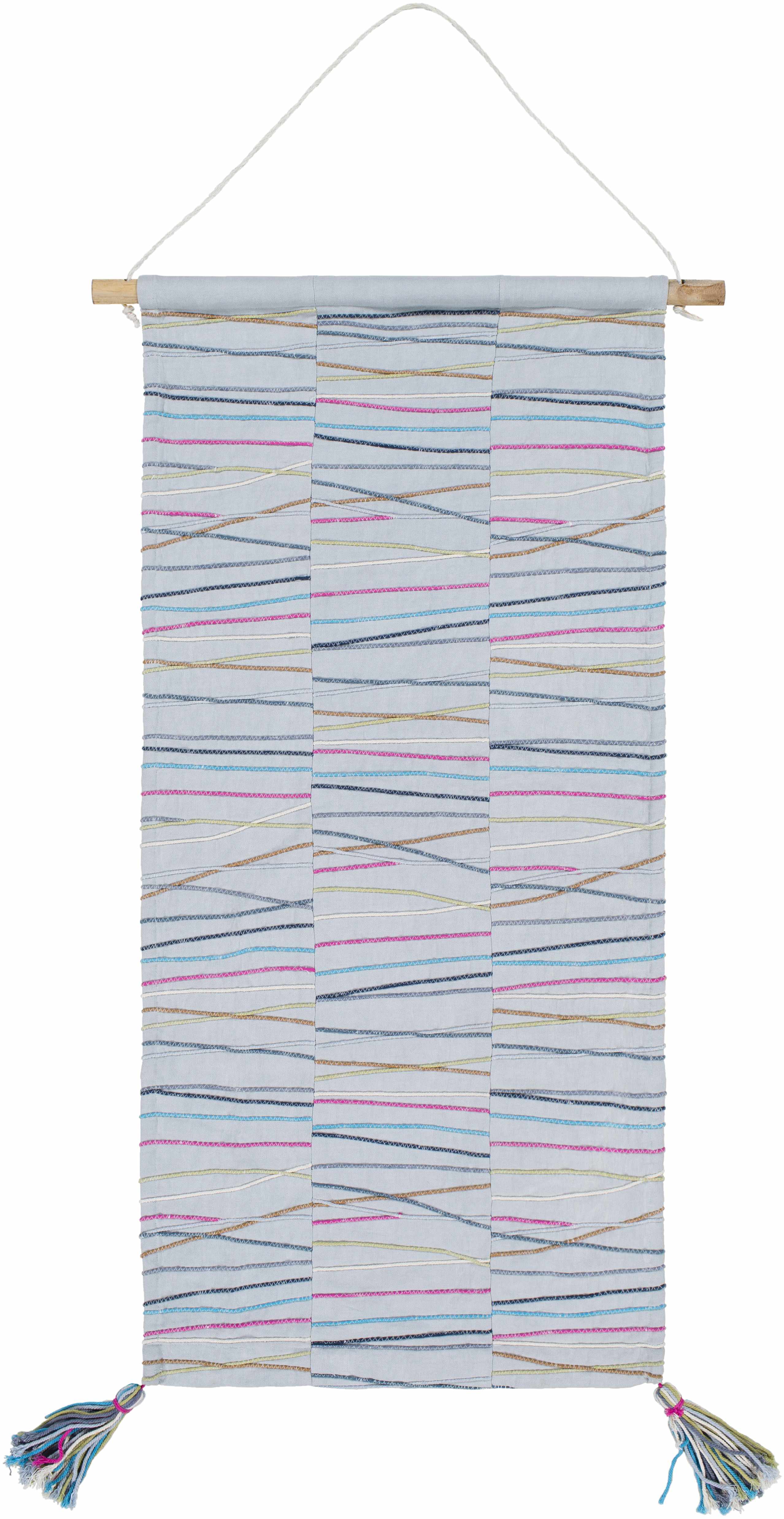 VERDEN STRIPED MULTICOLOR WALL HANGING