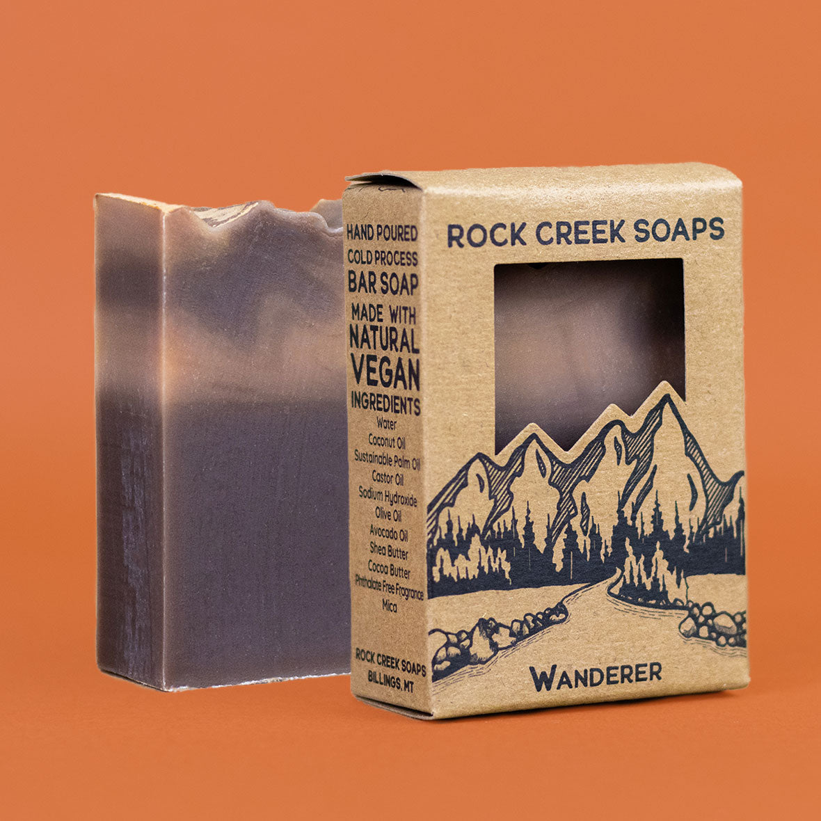 WANDERER SOAP | Black Amber, Lavender, Vanilla &amp;amp; Musk