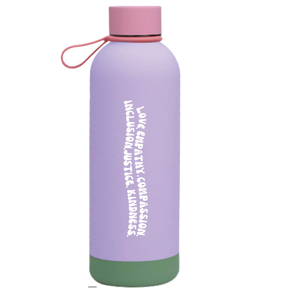 'Kindness Is' Colorblock Water Bottle