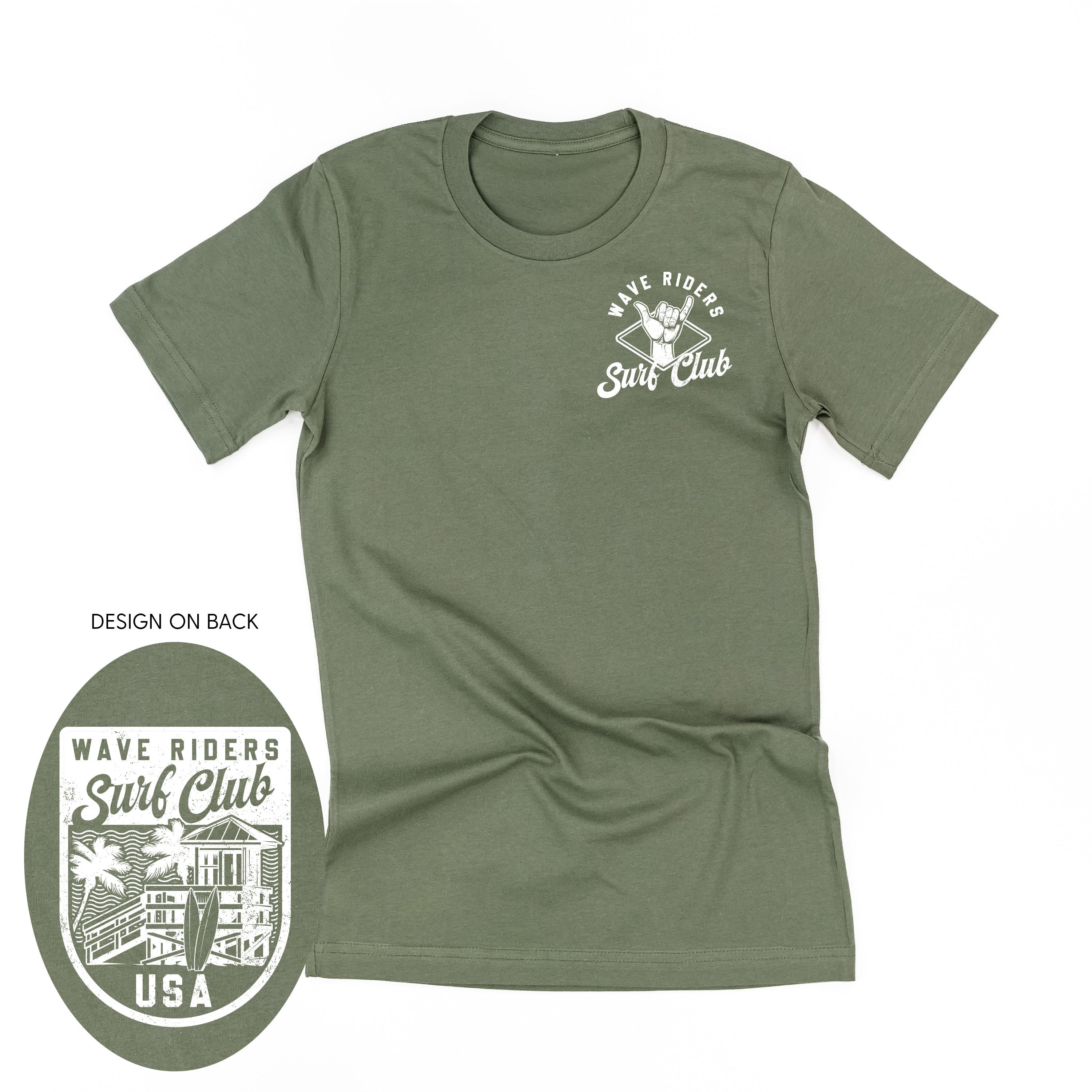 Wave Riders Surf Club (pf&amp;b) - Unisex Tee