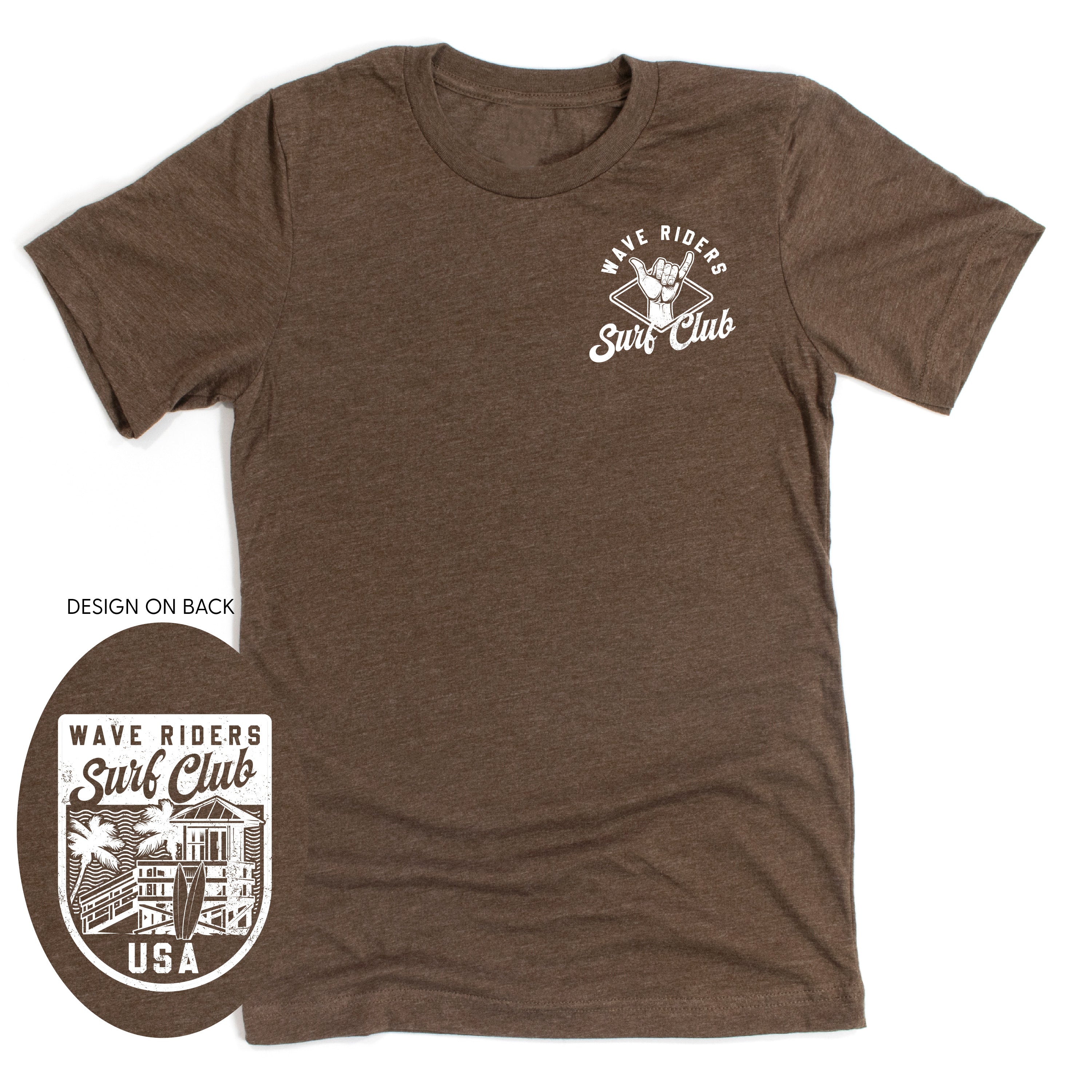 Wave Riders Surf Club (pf&amp;b) - Unisex Tee