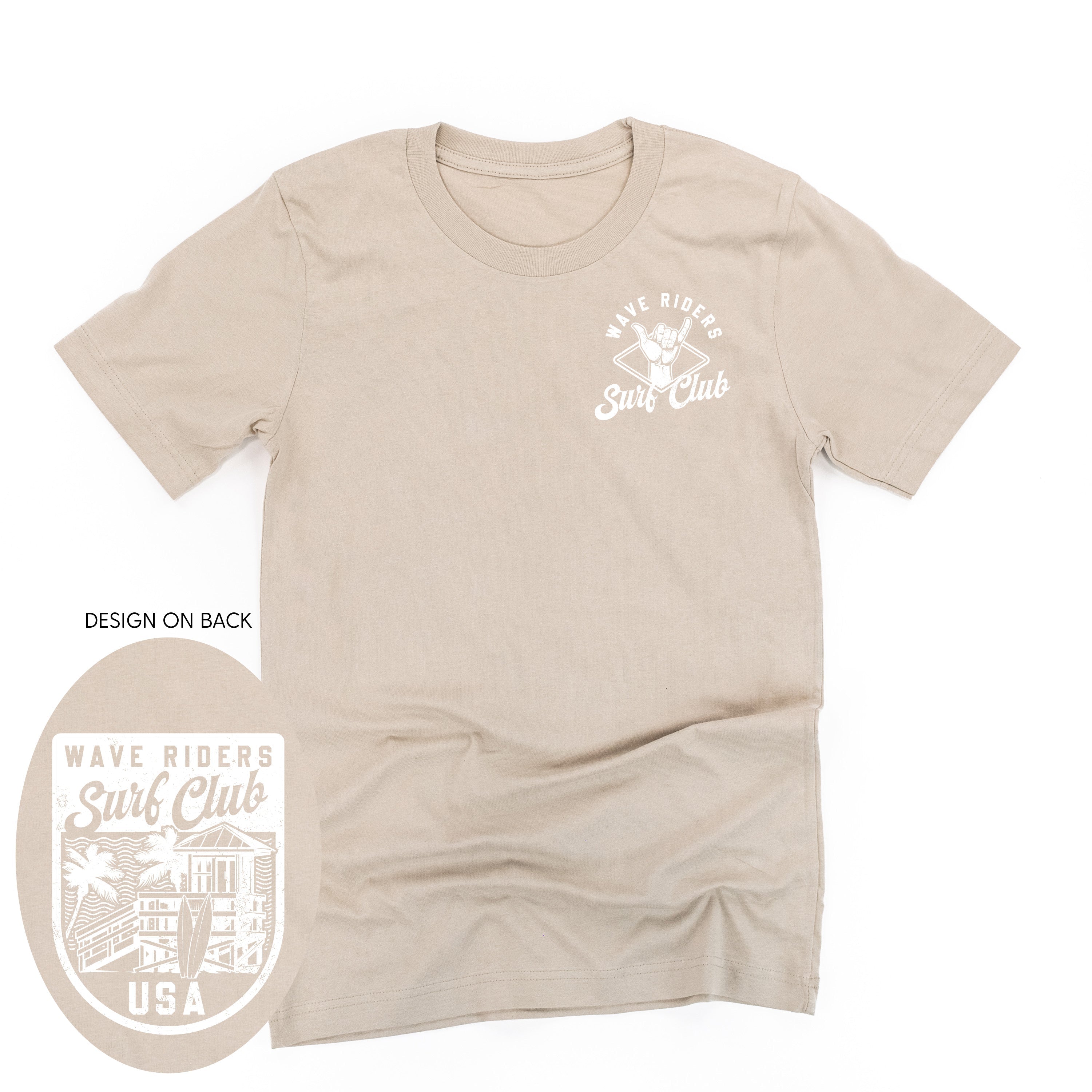 Wave Riders Surf Club (pf&amp;b) - Unisex Tee