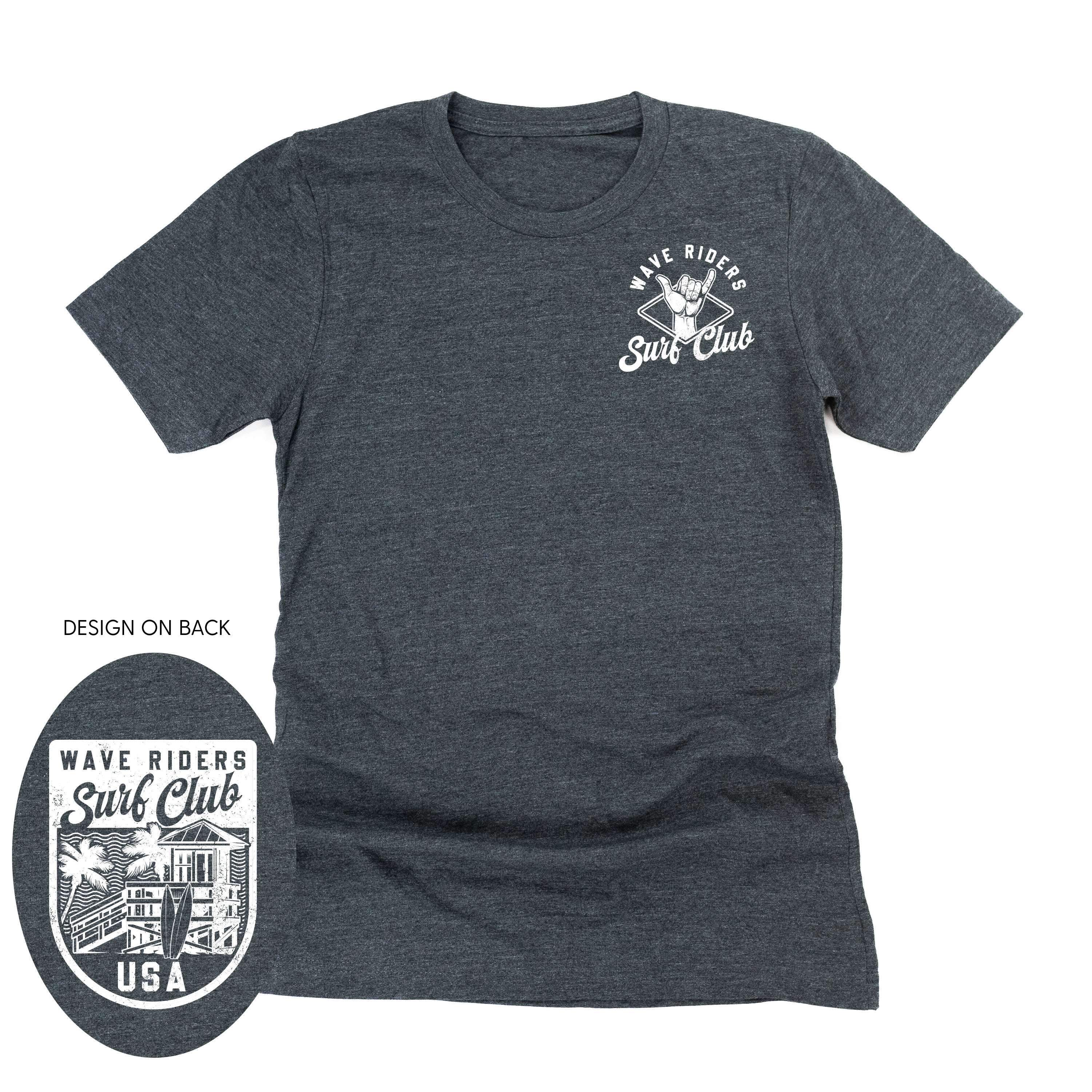 Wave Riders Surf Club (pf&amp;b) - Unisex Tee