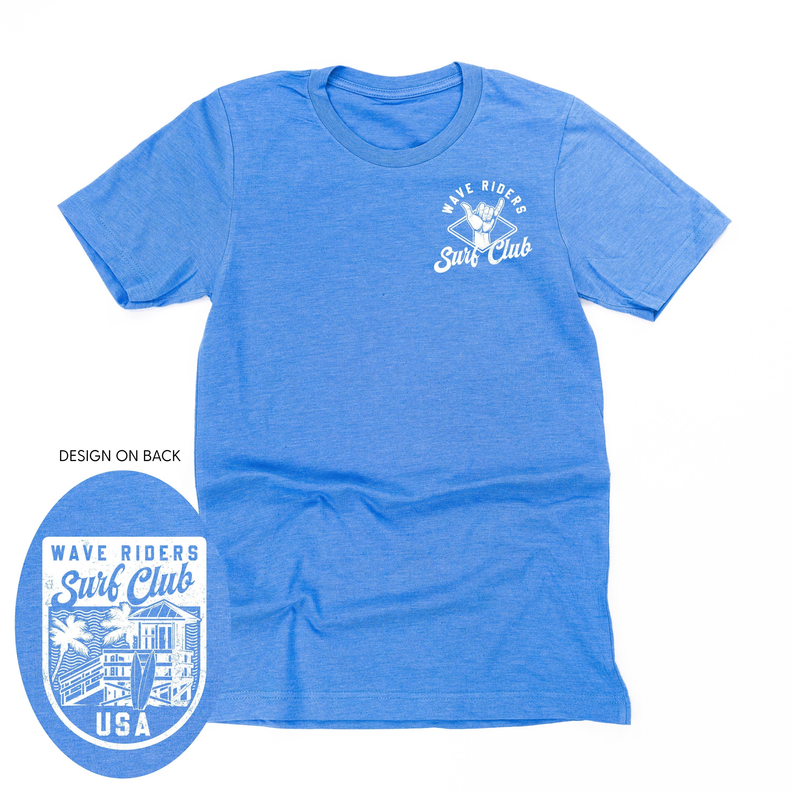 Wave Riders Surf Club (pf&amp;b) - Unisex Tee