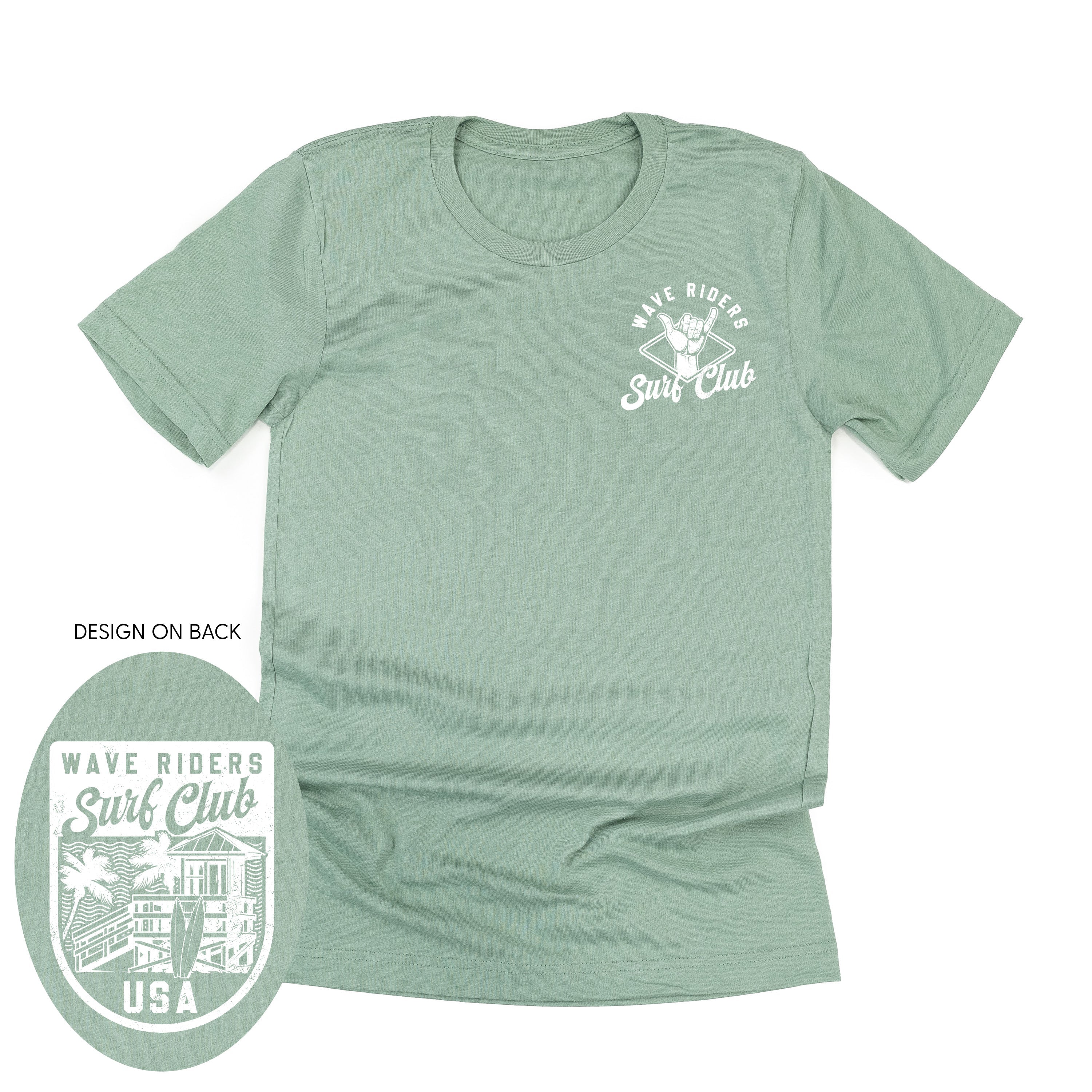 Wave Riders Surf Club (pf&amp;b) - Unisex Tee