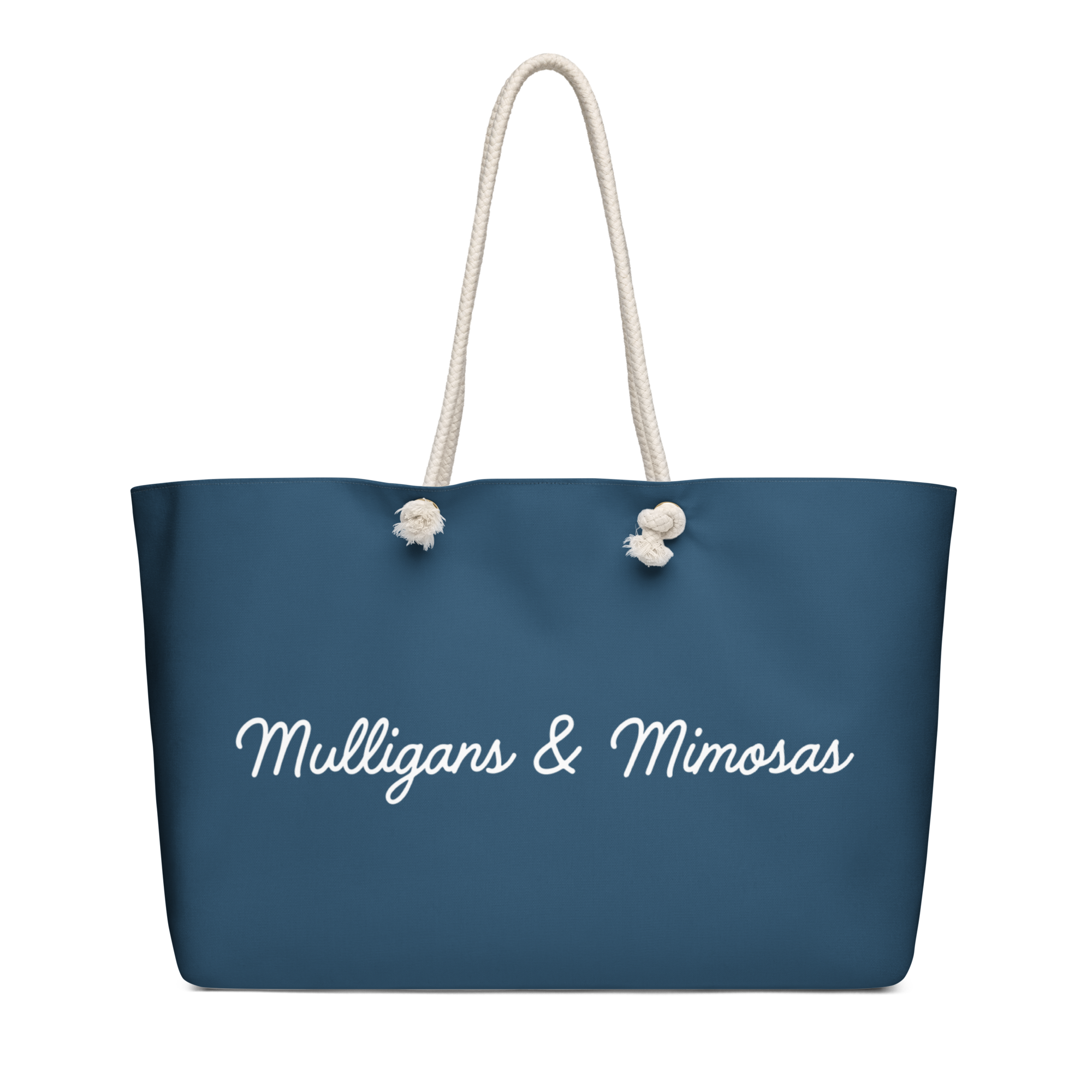 Mulligans &amp;amp; Mimosas Blue Golf Tote Bag