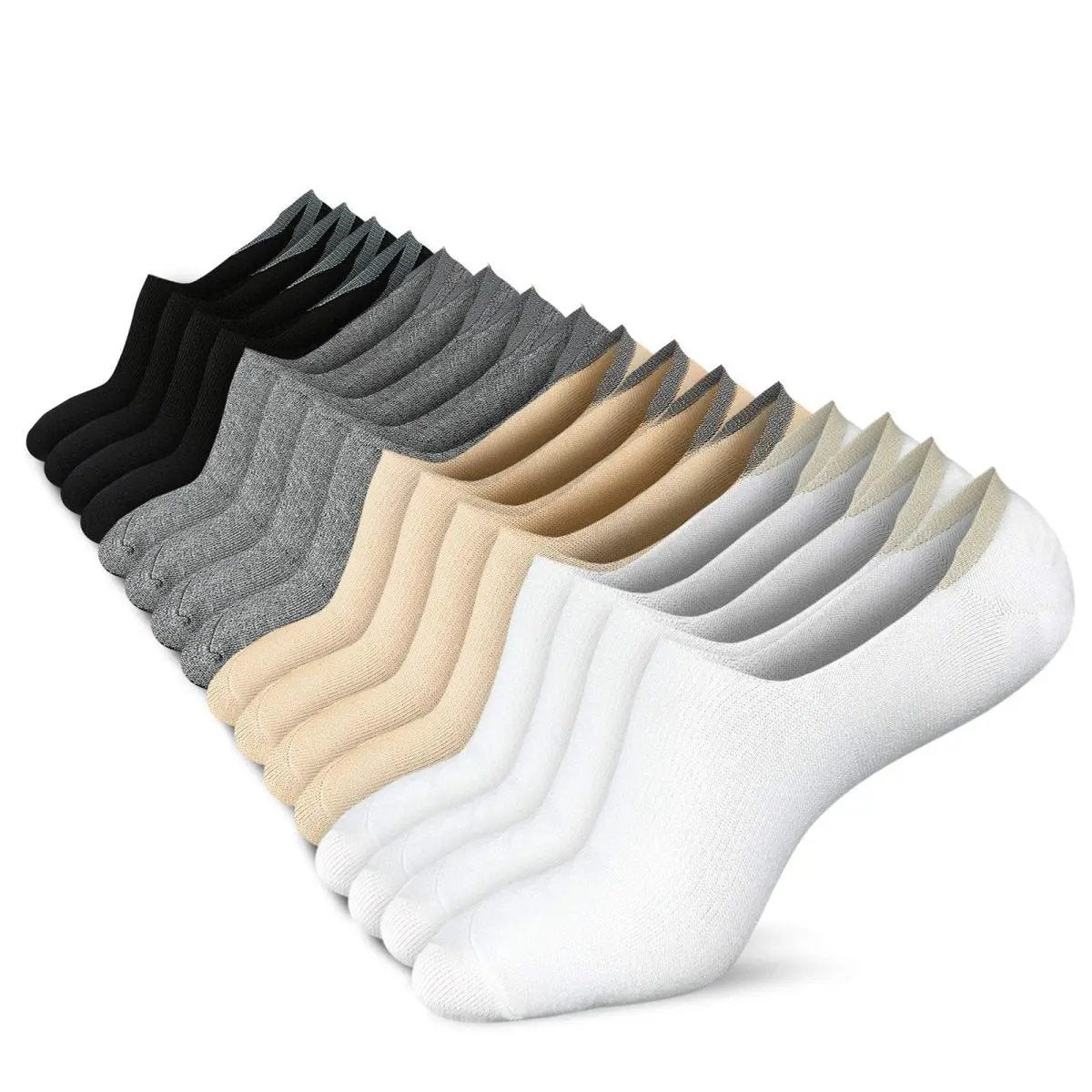 Love Salve No Show Socks Women&amp;#39;s Low Cut Flat Boat Line Socks Non-Slip