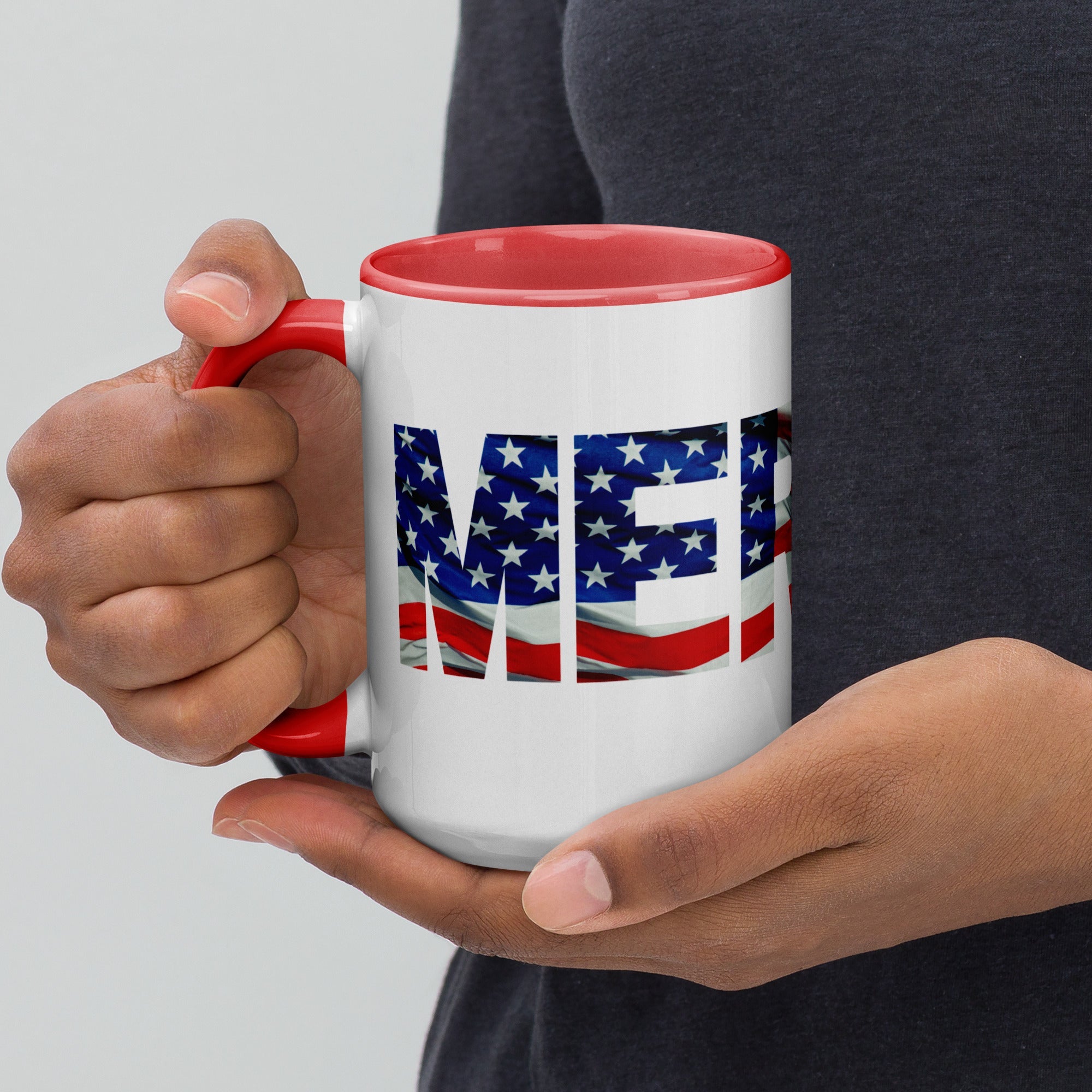 &amp;#39;Merica Mug with Color Inside