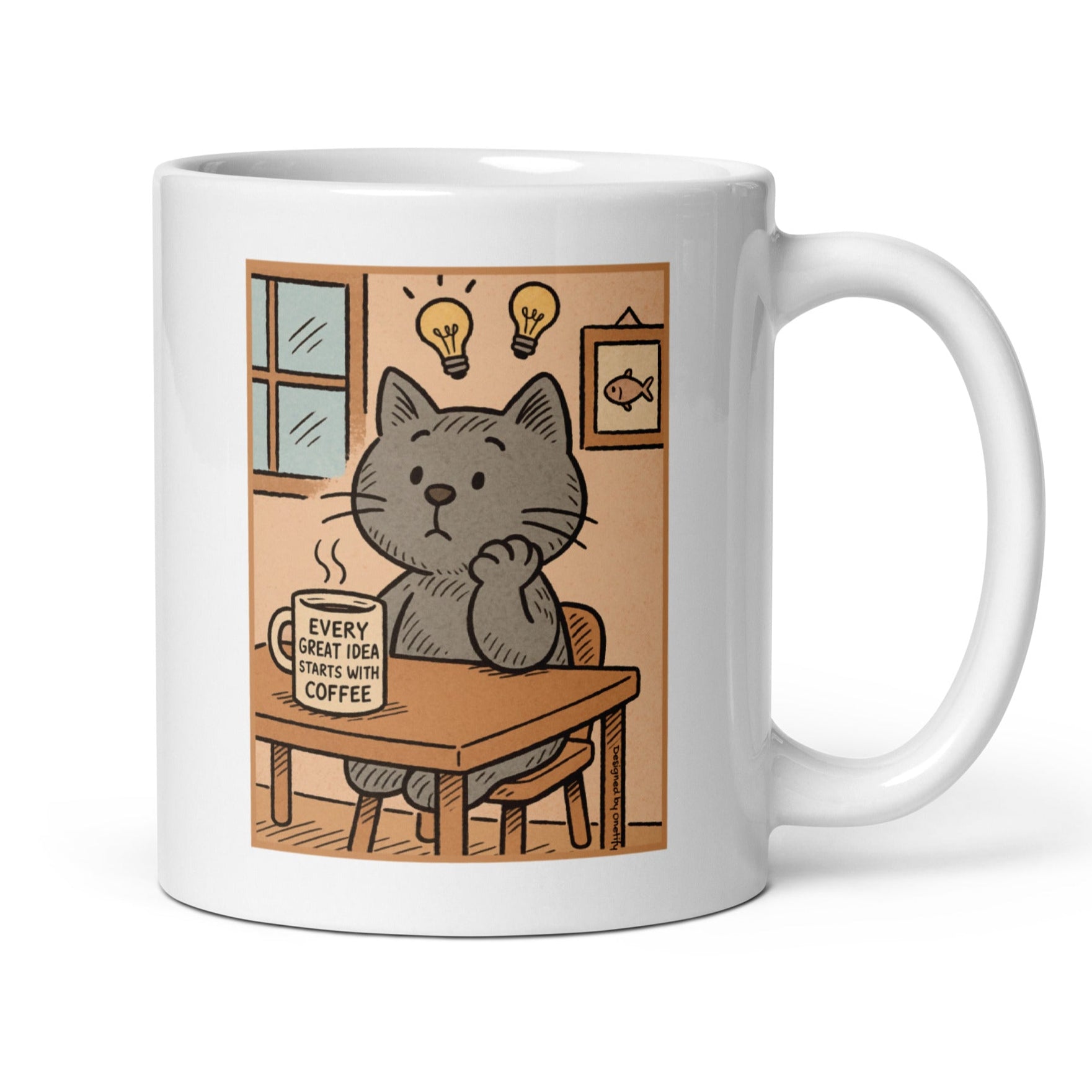 Great Idea&amp;#39;s Start with Coffee Novelty Coffee Mug