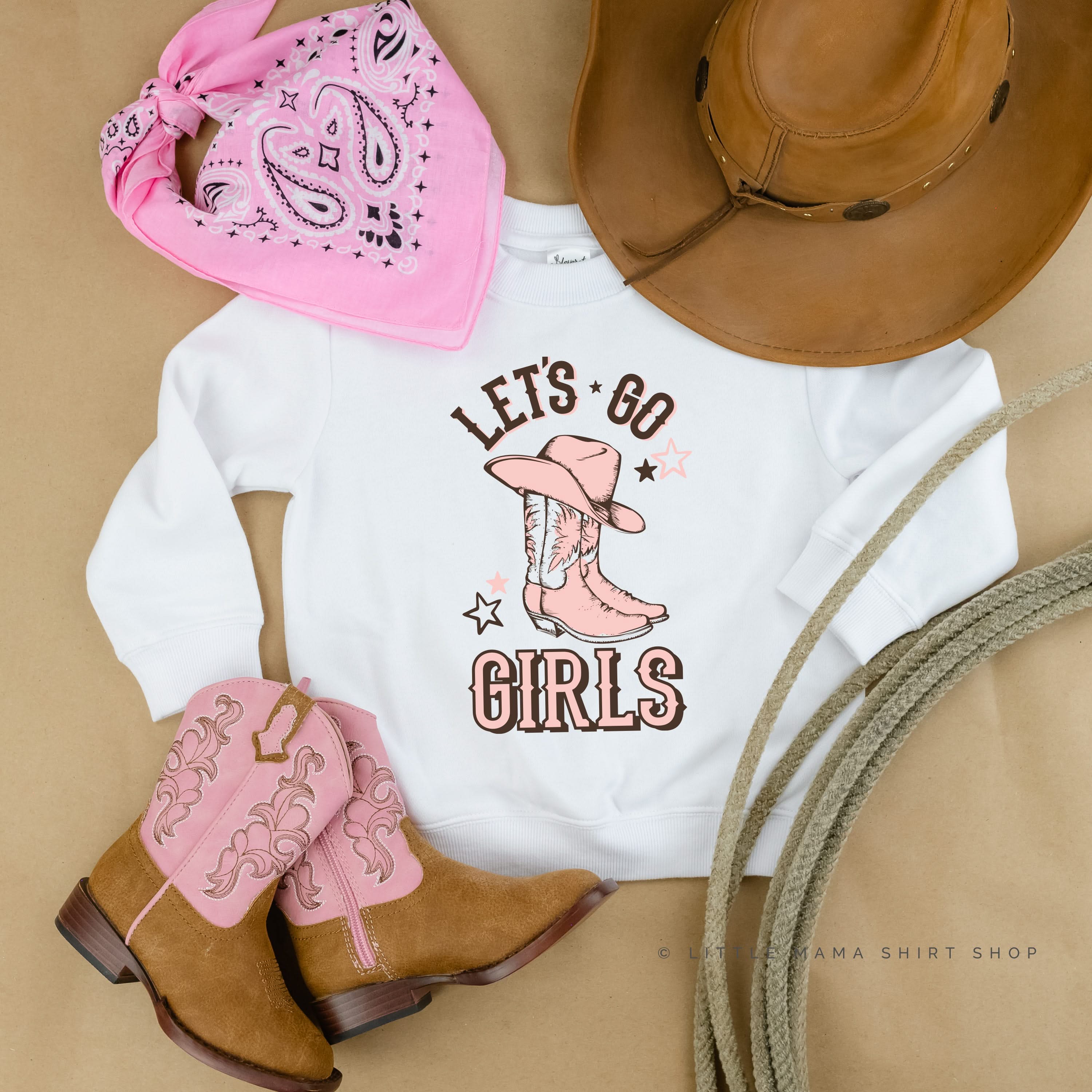 Let&amp;#39;s Go Girls - (Cowgirl) - Child Sweater