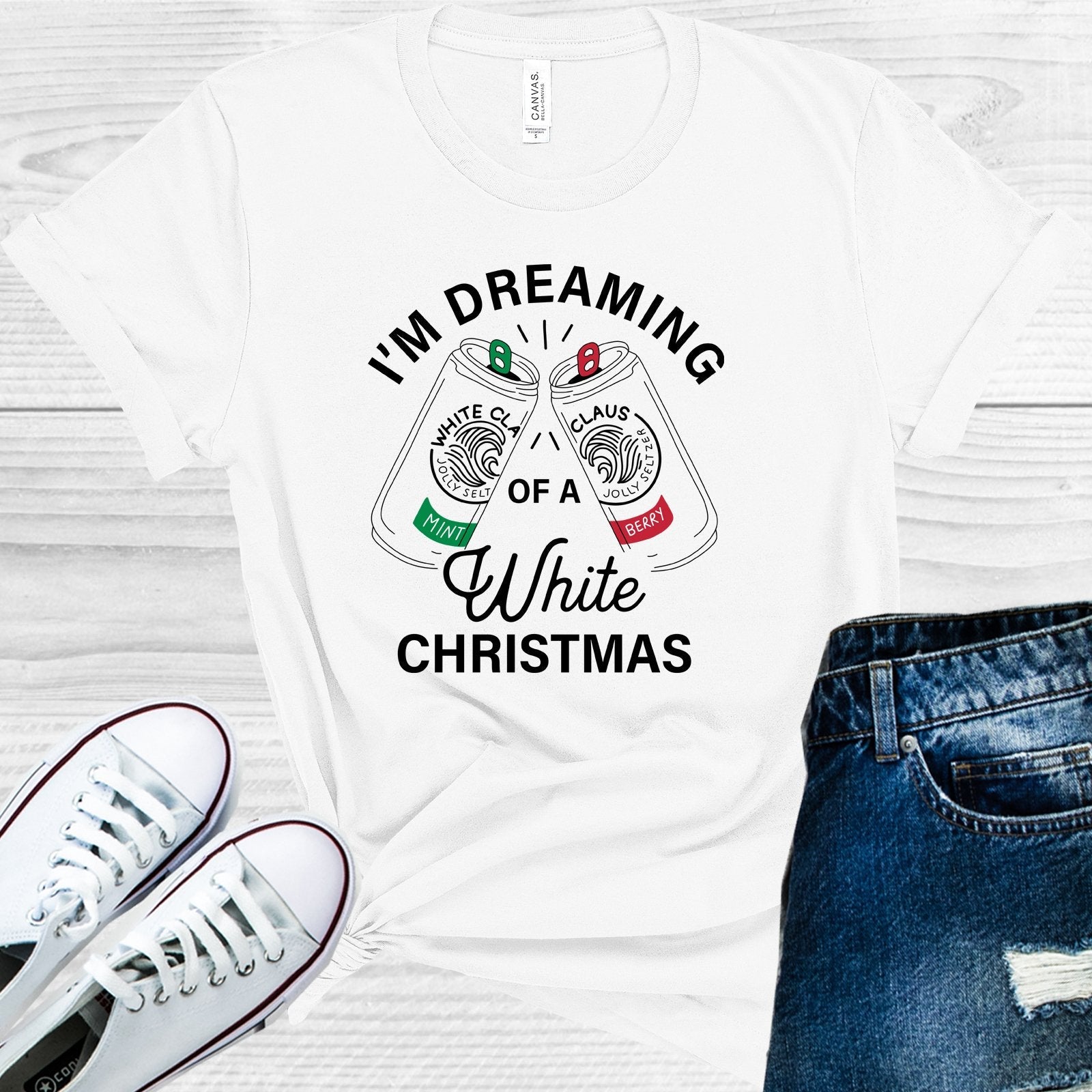 I&amp;#39;m Dreaming of a White Christmas Graphic Tee