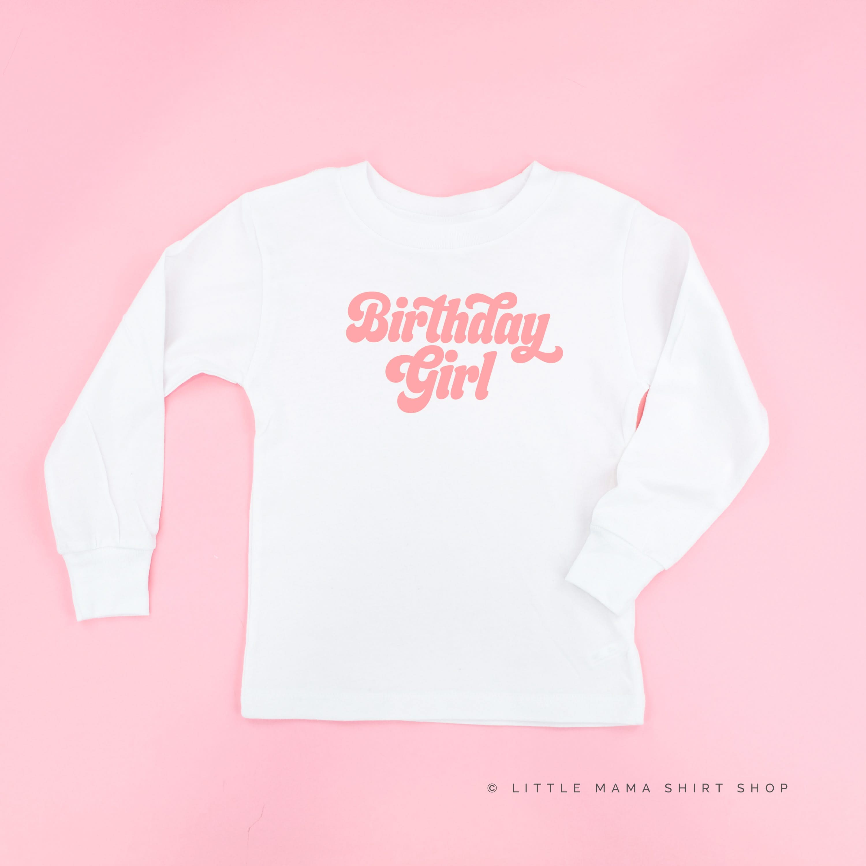 Birthday Girl (Retro) - Child Long Sleeve Tee