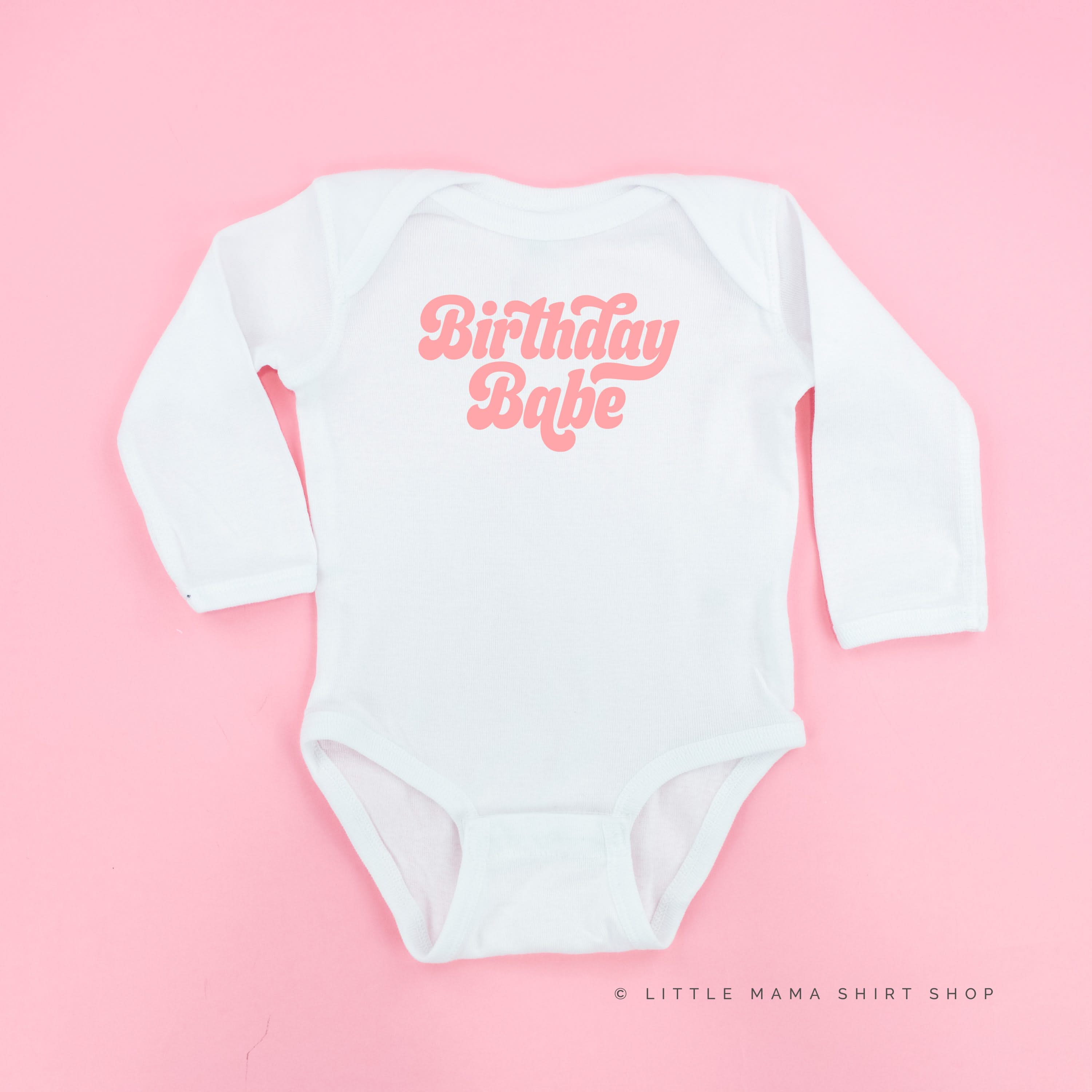 Birthday Babe (Retro) - Child Long Sleeve Tee