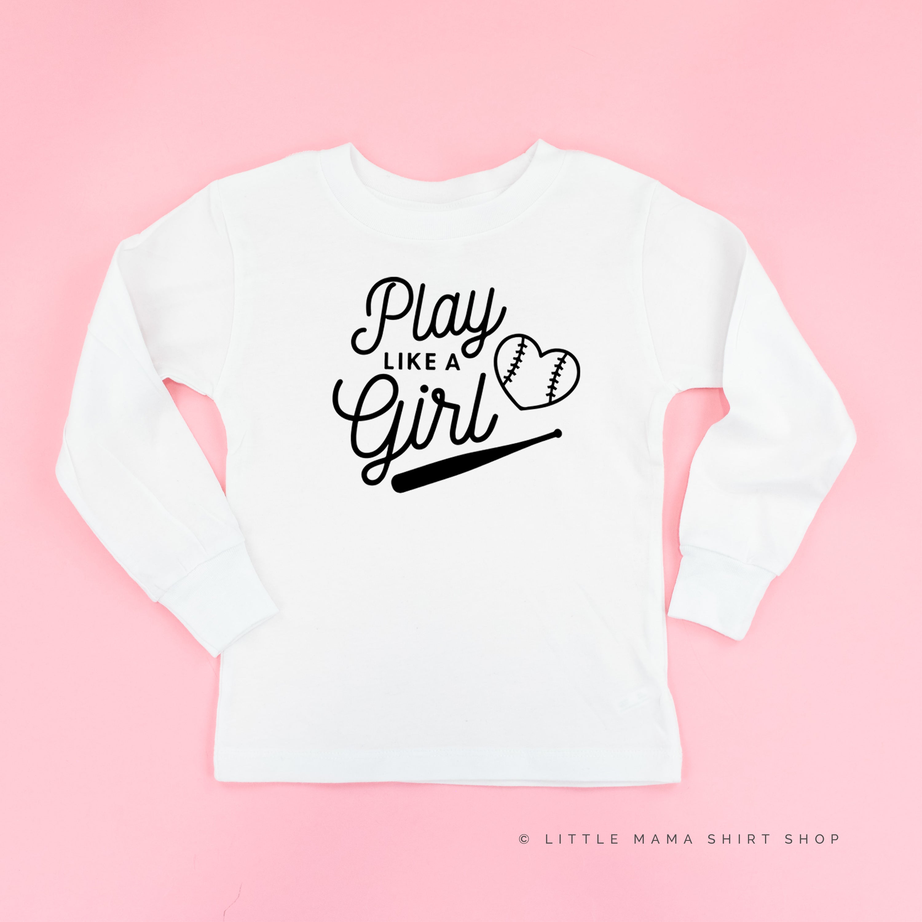 Play Like A Girl - Child Long Sleeve Tee