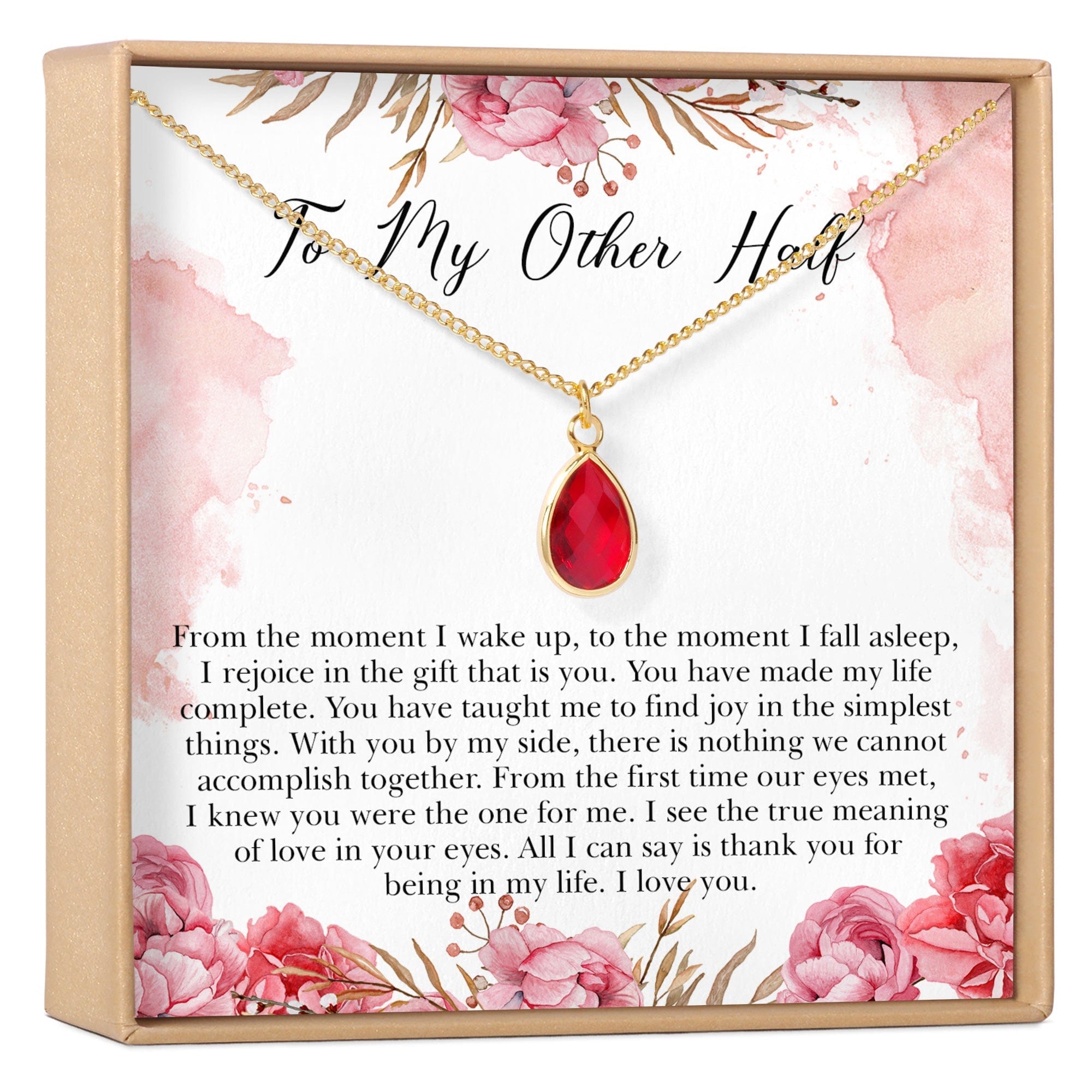Wife Gemstone Necklace