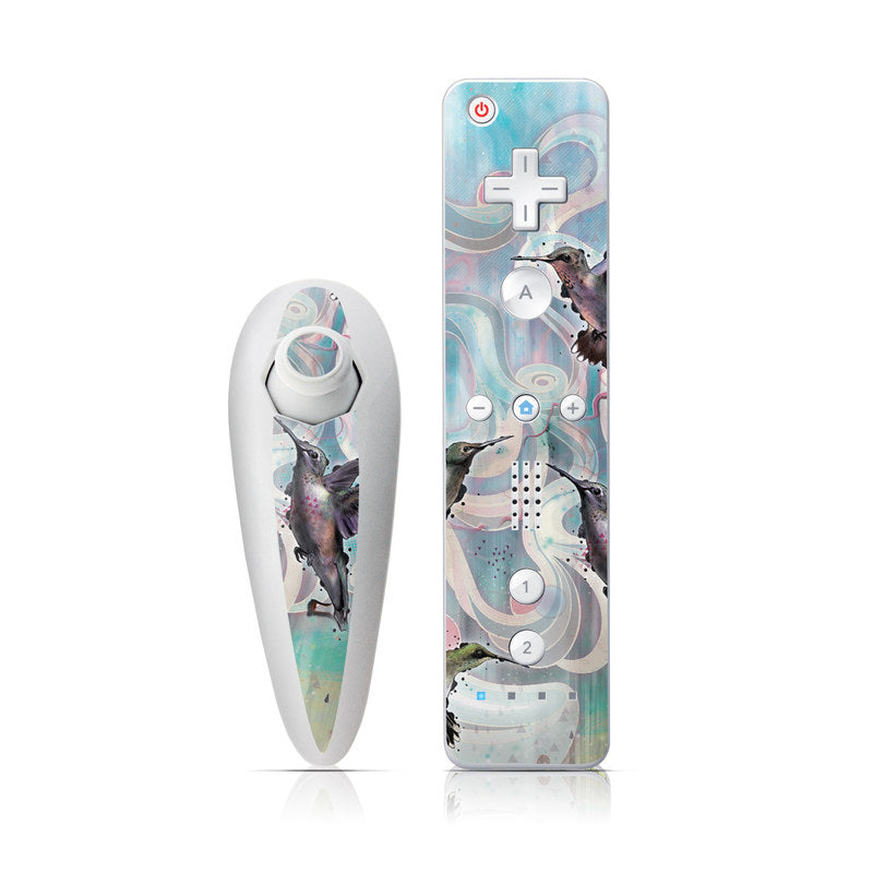 Hummingbirds - Nintendo Wii Nunchuk Skin