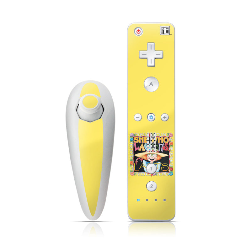 She Who Laughs - Nintendo Wii Nunchuk Skin