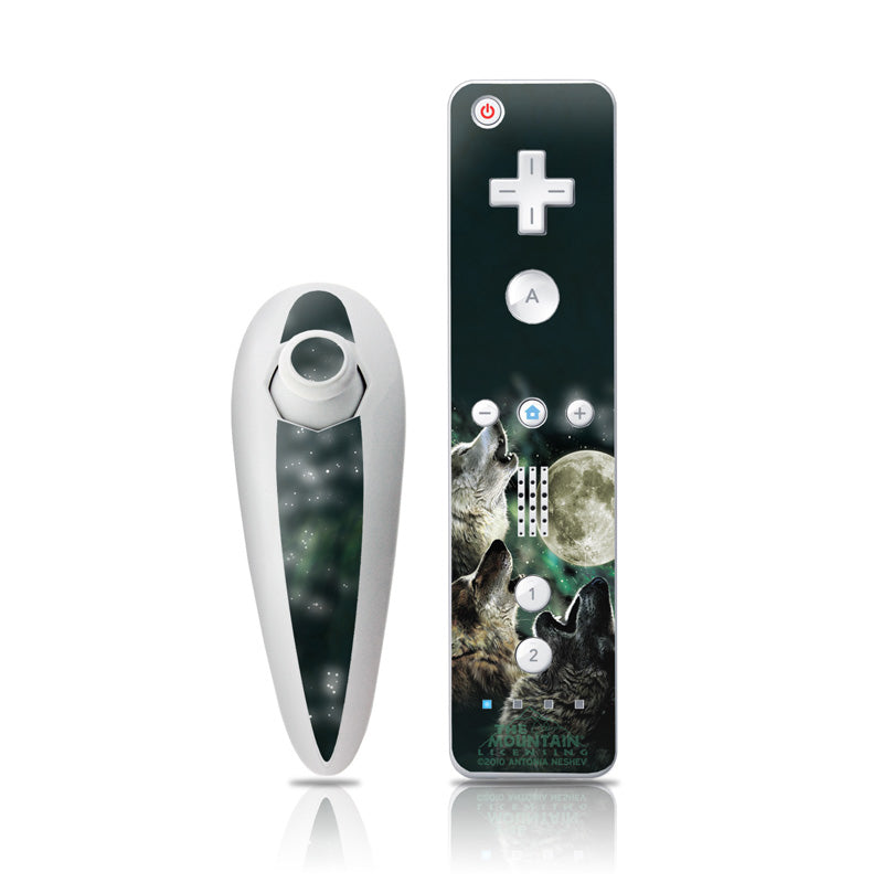 Three Wolf Moon - Nintendo Wii Nunchuk Skin