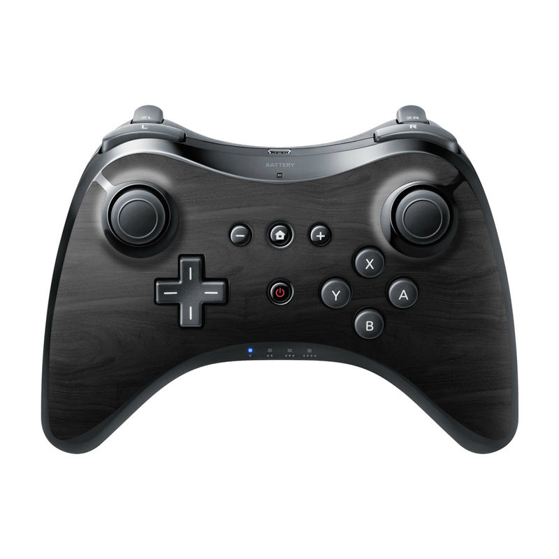 Black Woodgrain - Nintendo Wii U Pro Controller Skin