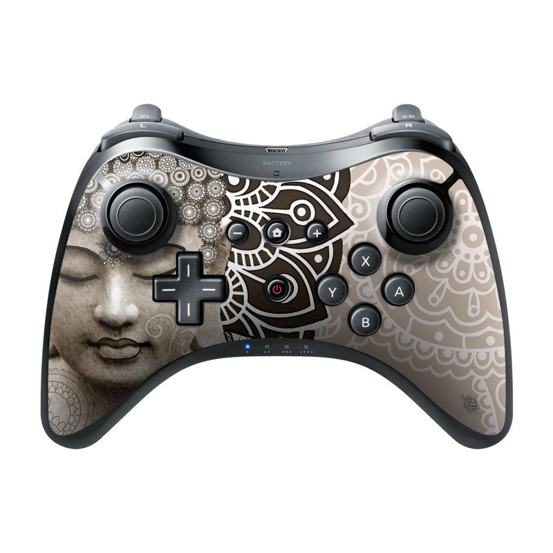 Meditation Mehndi - Nintendo Wii U Pro Controller Skin