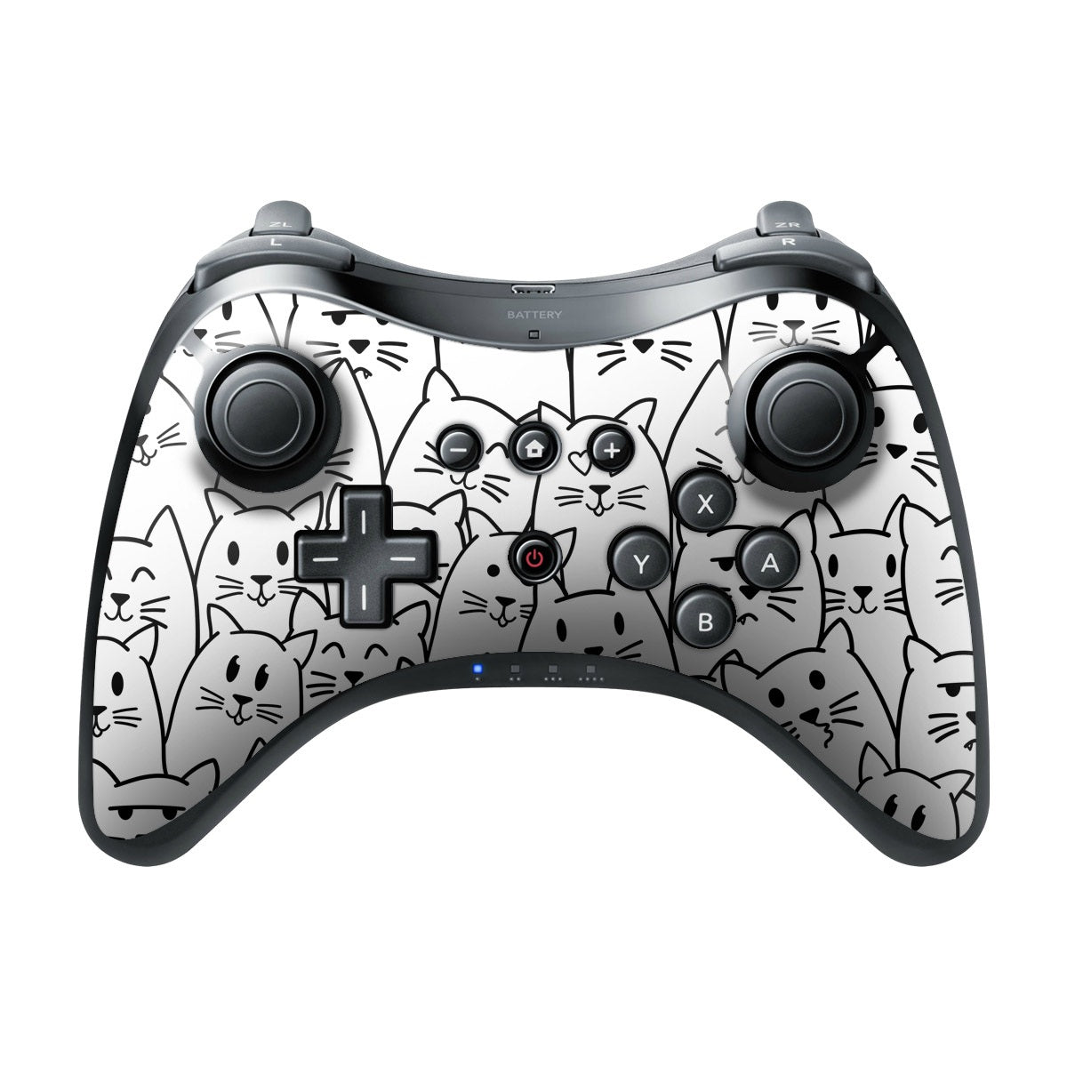 Moody Cats - Nintendo Wii U Pro Controller Skin