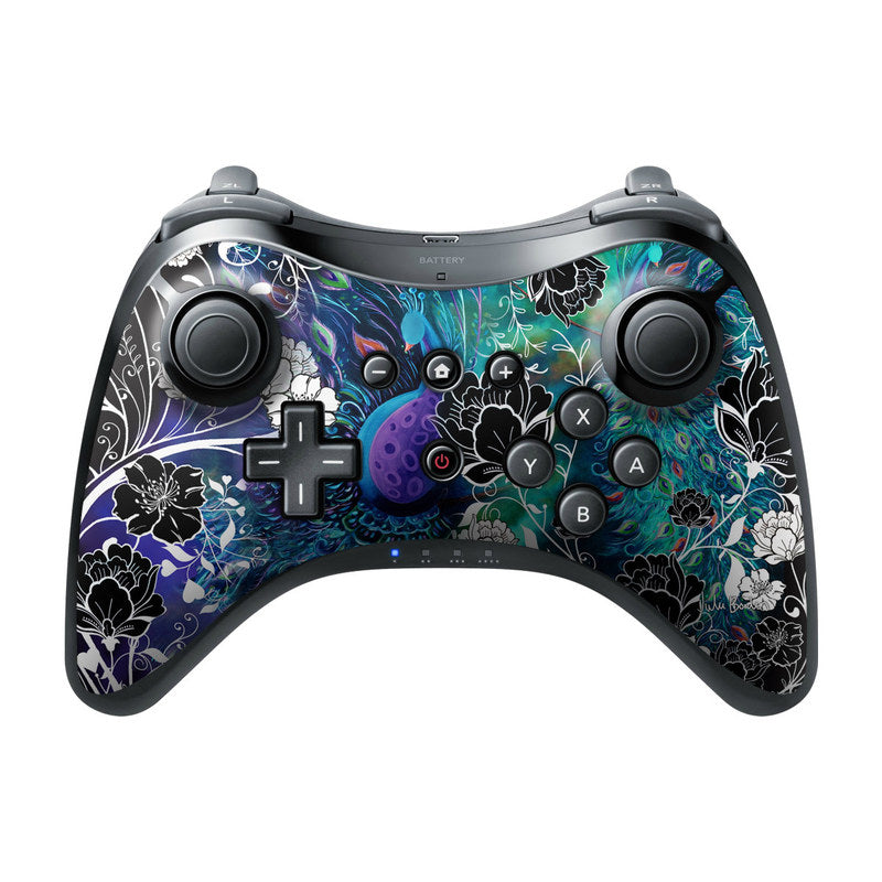 Peacock Garden - Nintendo Wii U Pro Controller Skin