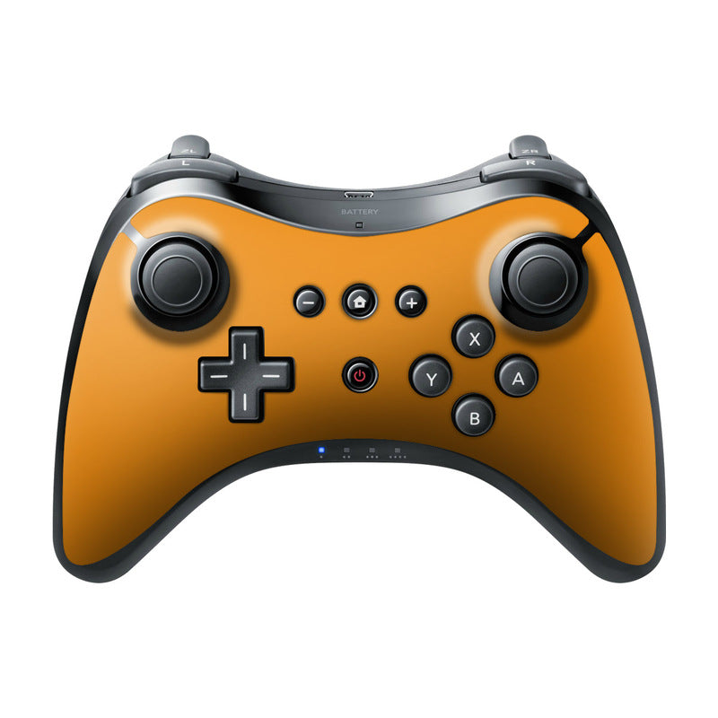 Solid State Orange - Nintendo Wii U Pro Controller Skin