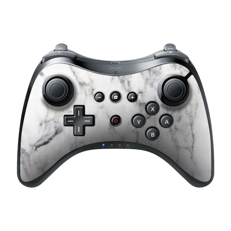 White Marble - Nintendo Wii U Pro Controller Skin
