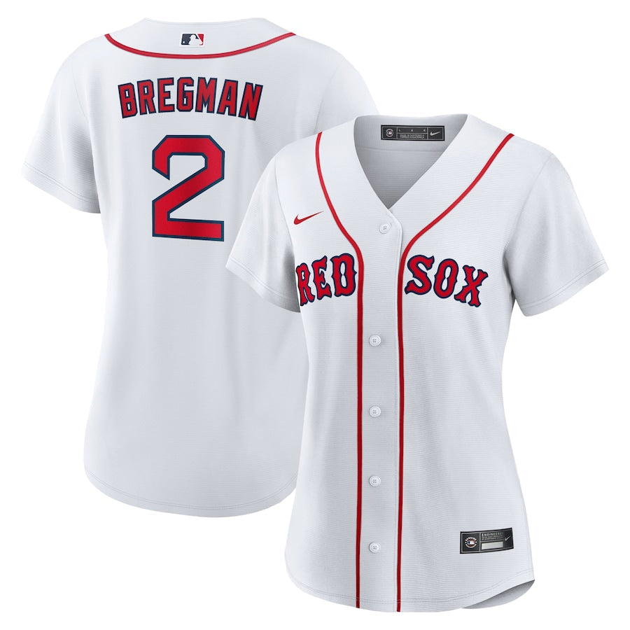 Women&amp;#39;s Boston Red Sox Alex Bregman Nike White Home Replica Jersey