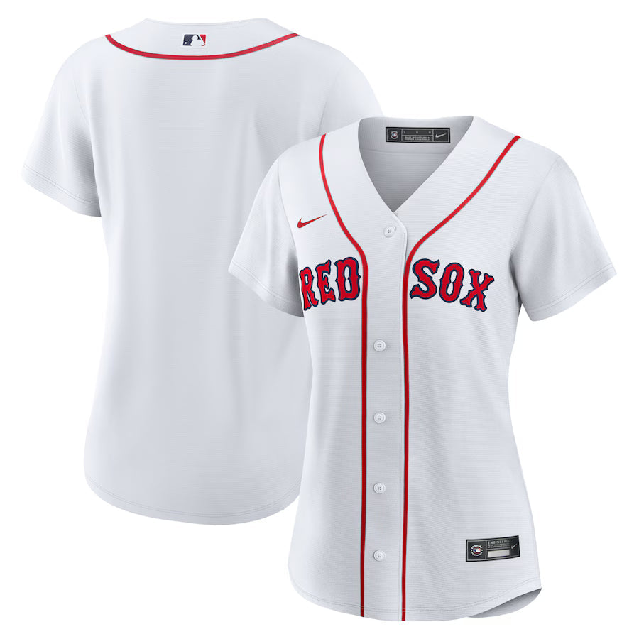 Women&amp;#39;s Boston Red Sox Nike White Home Replica Team Jersey