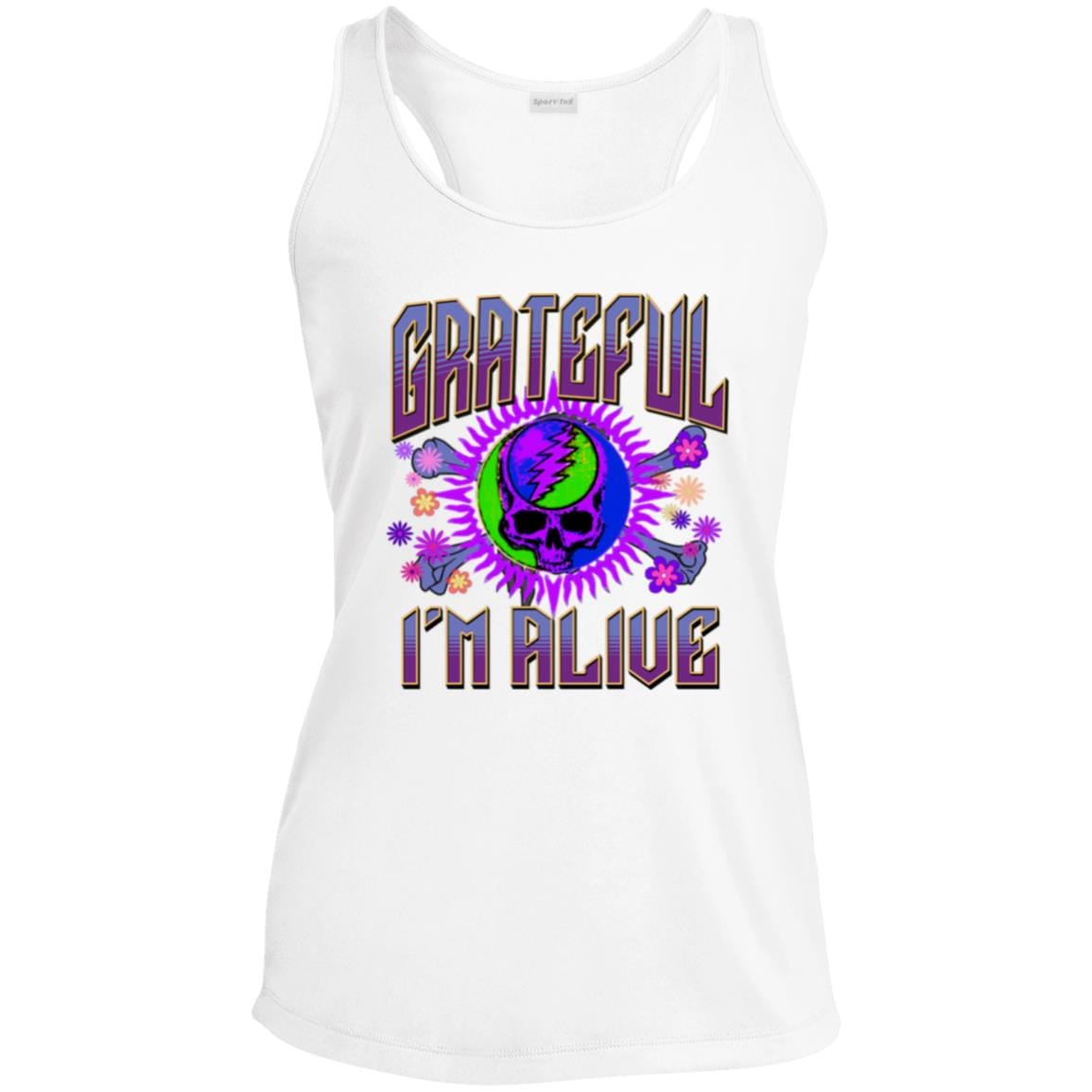 Womens Recovery Tank | Inspiring Sobriety |  Grateful I&amp;#39;m Alive