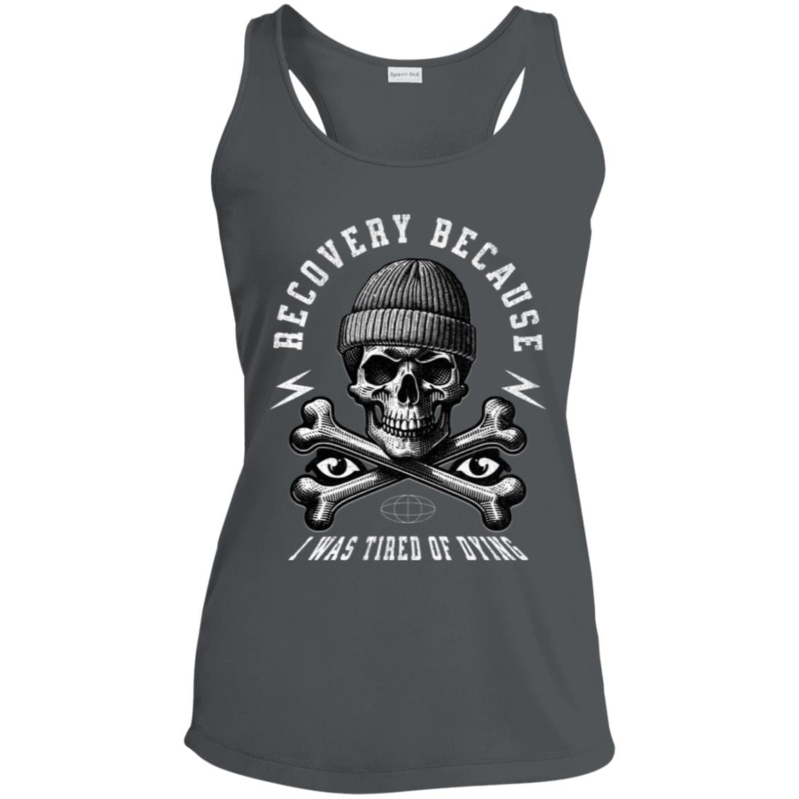 Womens Recovery Tank | Inspiring Sobriety |  Recovery Because I Was Tired of Dying