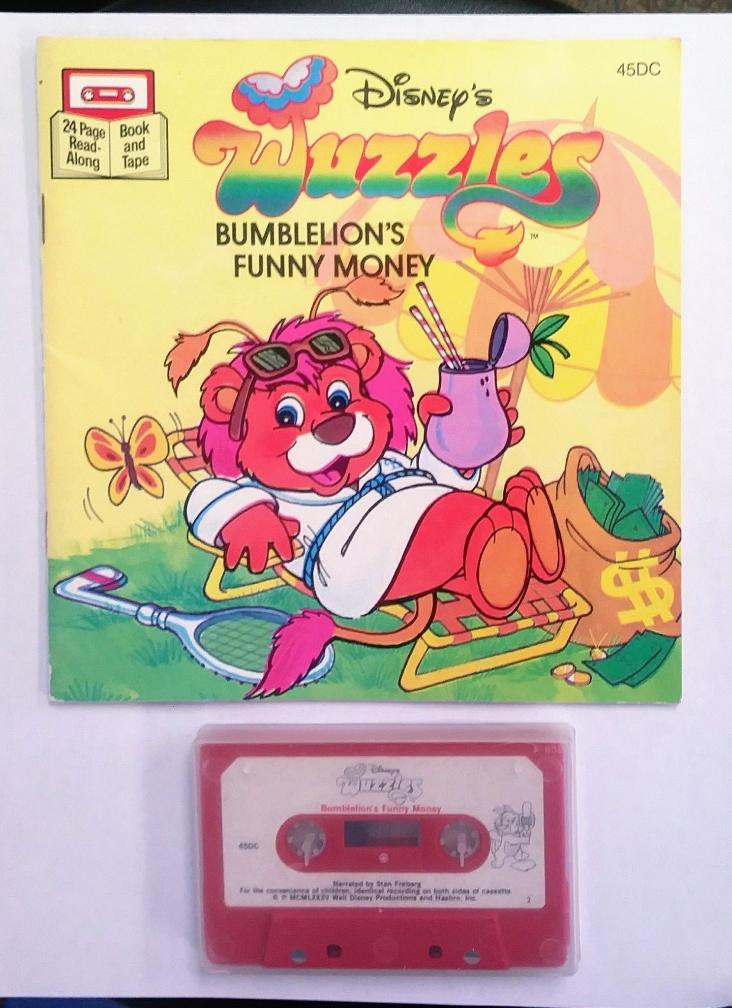 Wuzzles Book and Tape - Bumbelion&amp;#39;s Funny Money