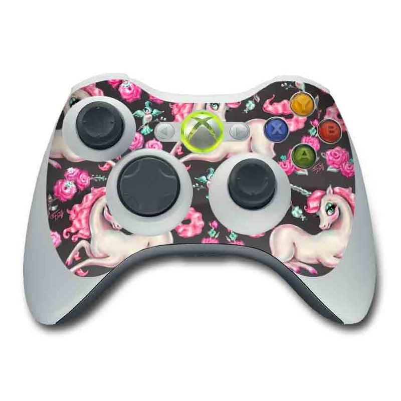 Unicorns and Roses - Microsoft Xbox 360 Controller Skin