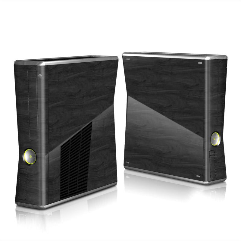 Black Woodgrain - Microsoft Xbox 360 S Skin