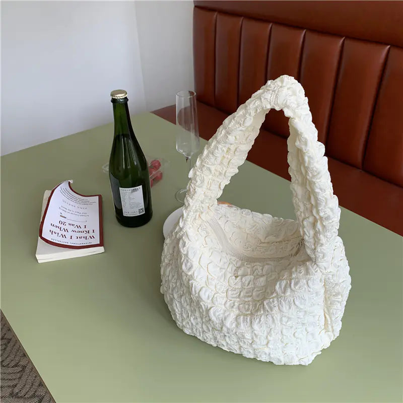Style Loft Collection Cloud Pleated Underarm Tote Bag