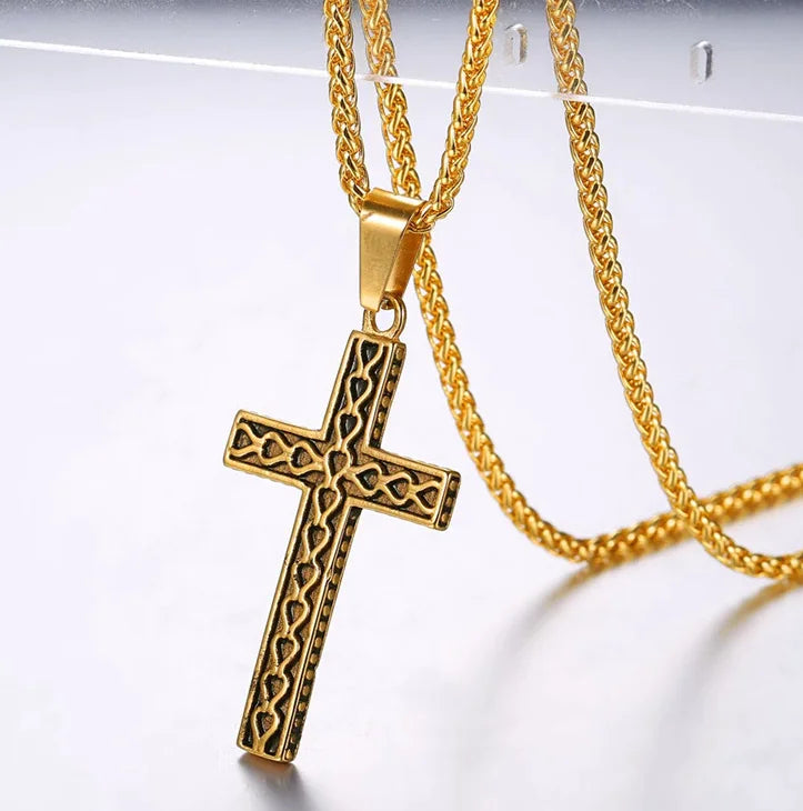 Style Loft Collection Vaelisse Stainless Steel Cross Necklace
