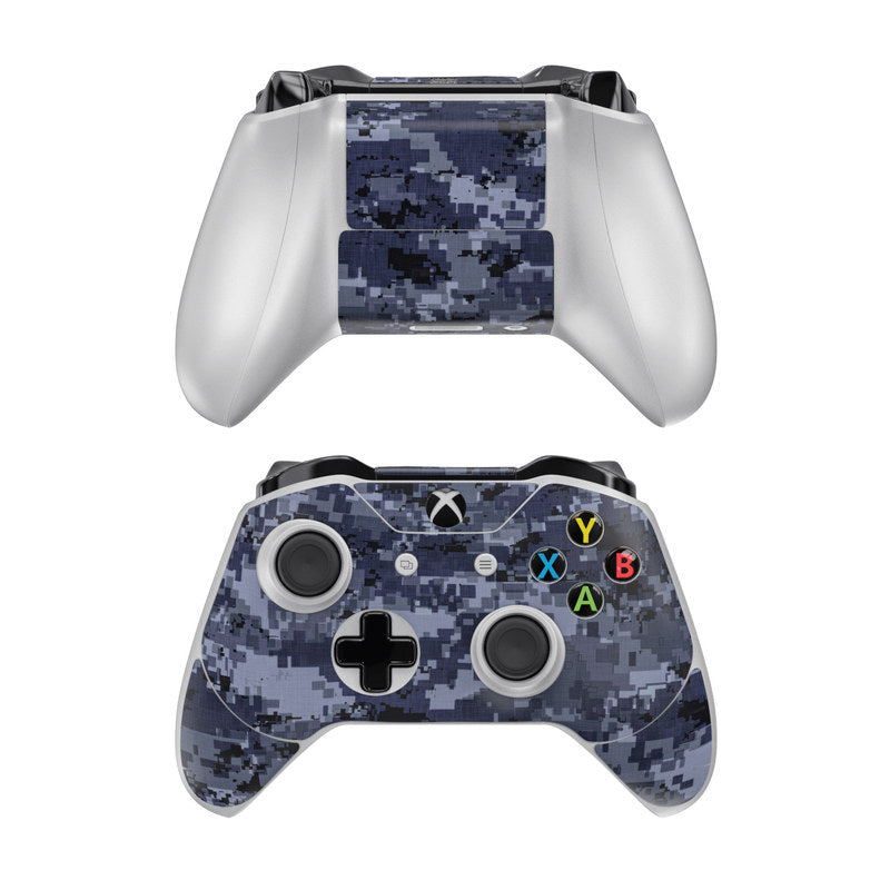 Digital Navy Camo - Microsoft Xbox One Controller Skin
