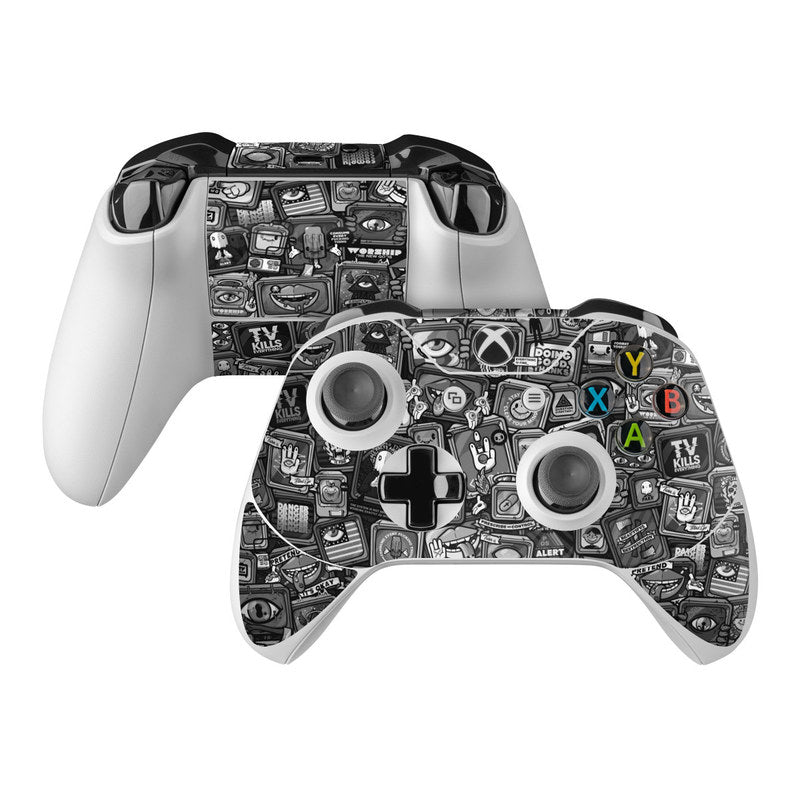 Distraction Tactic B&amp;amp;W - Microsoft Xbox One Controller Skin