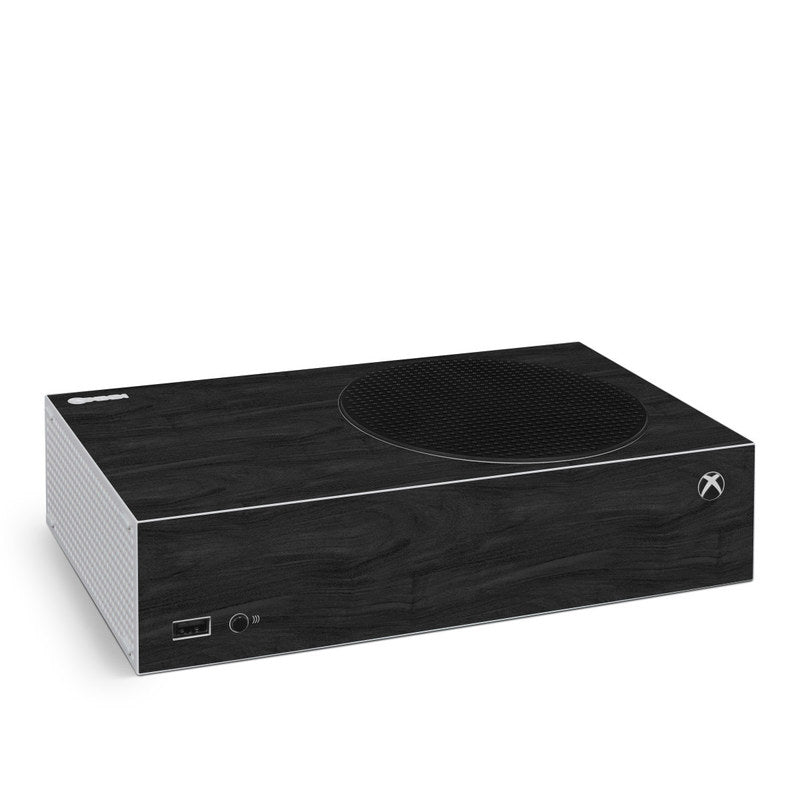 Black Woodgrain - Microsoft Xbox Series S Skin