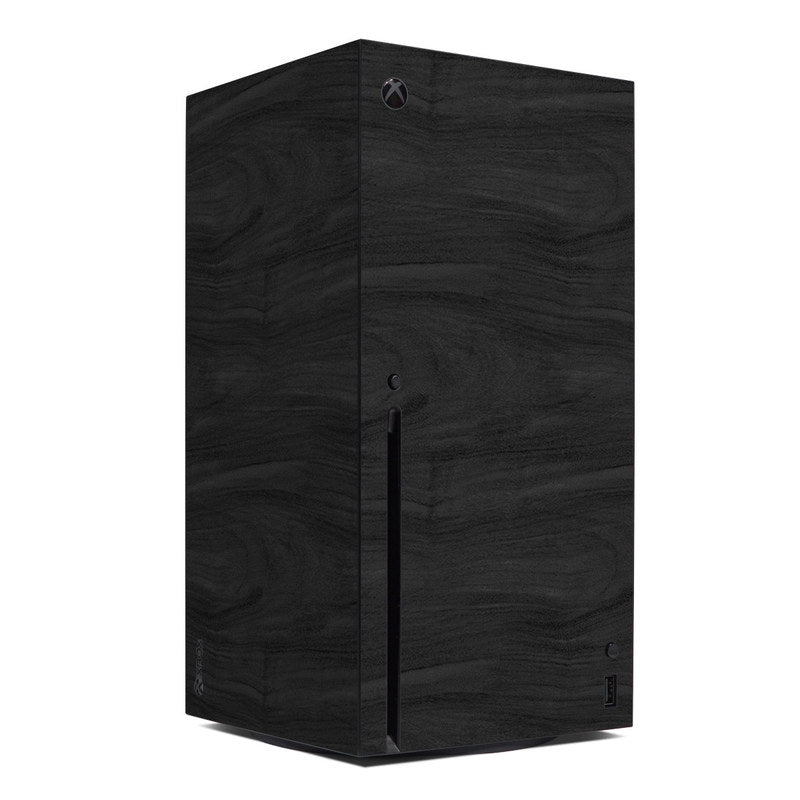 Black Woodgrain - Microsoft Xbox Series X Skin