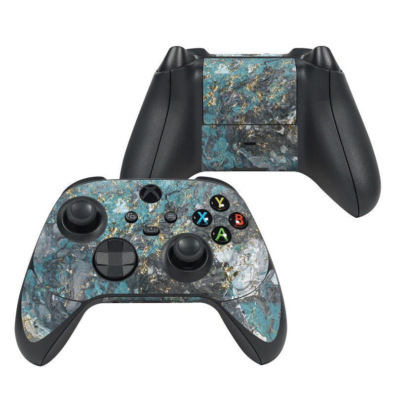 Gilded Glacier Marble - Microsoft Xbox Series X Controller Skin