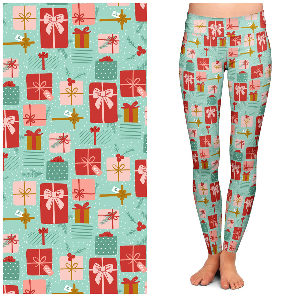 "All Wrapped Up" Buttery Soft Leggings by Lipstick & Chrome TC2
