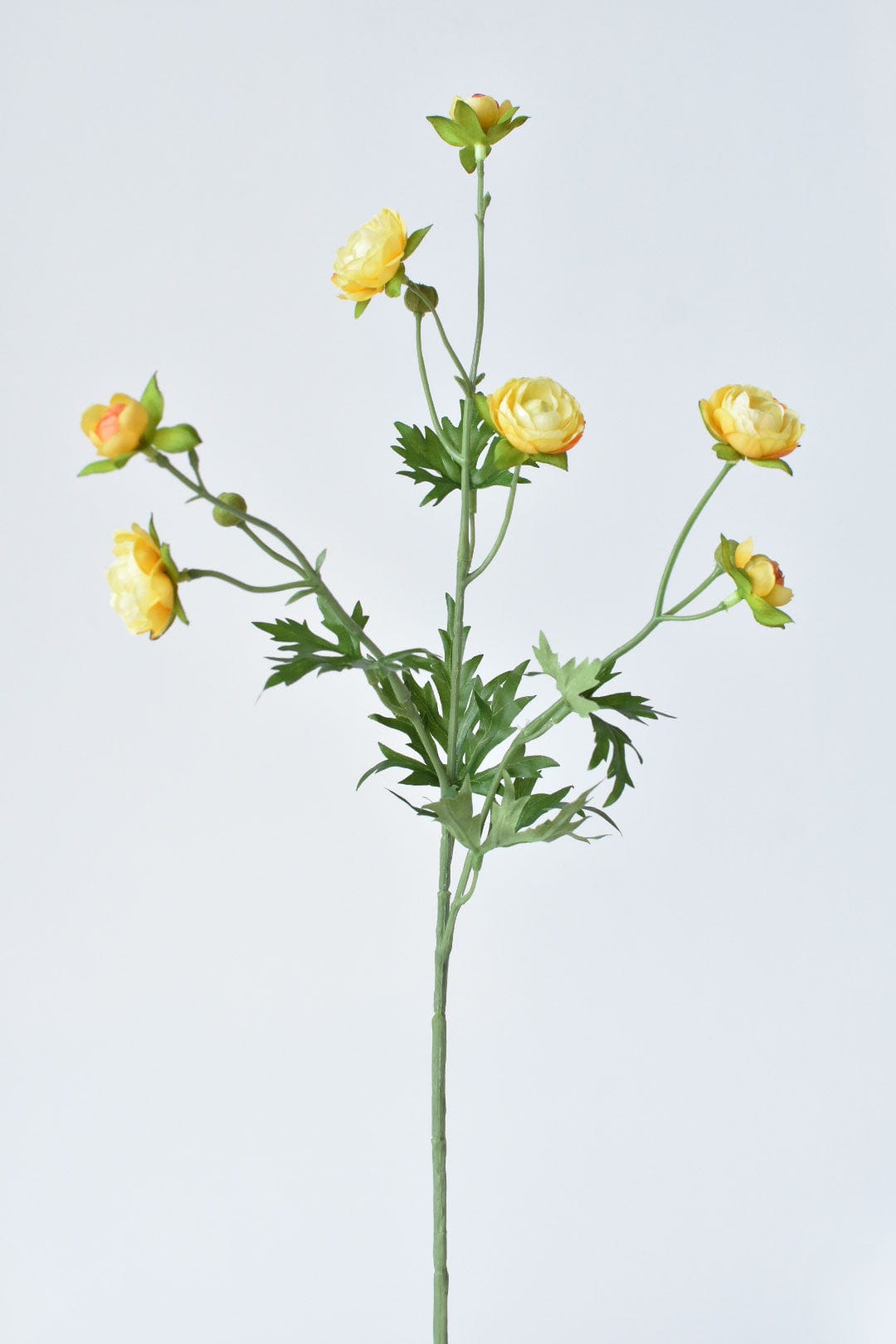 22&amp;quot; Faux Mini Yellow Ranunculus Stem