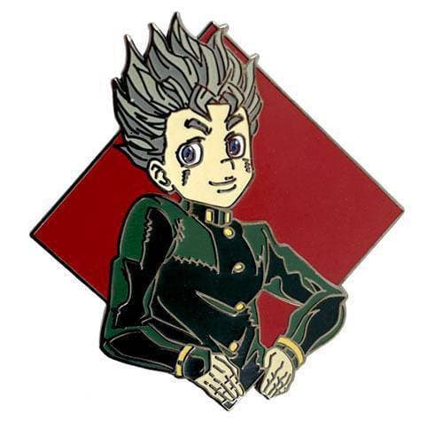 Zen Monkey: Diamond Koichi Hirose - JoJo&amp;#39;s Bizarre Adventure Enamel Pin
