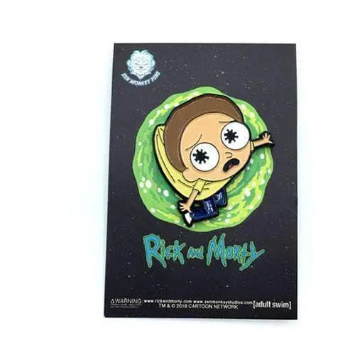 Zen Monkey: Hanging Lil&amp;#39; Morty - Rick and Morty Enamel Pin
