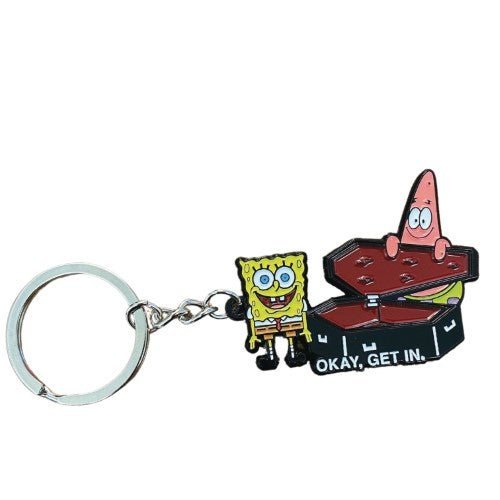 Zen Monkey: Okay&amp;quot;, &amp;quot; Get In - Spongebob Squarepants Keychain