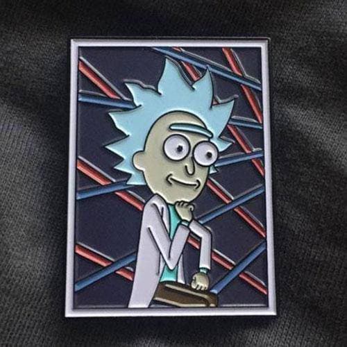 Zen Monkey: Tiny Rick&amp;#39;s School Portrait - Rick and Morty Enamel Pin